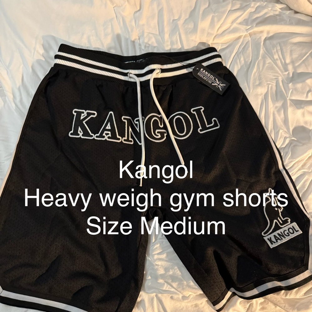 Kangol Black Athletic Men's Shorts